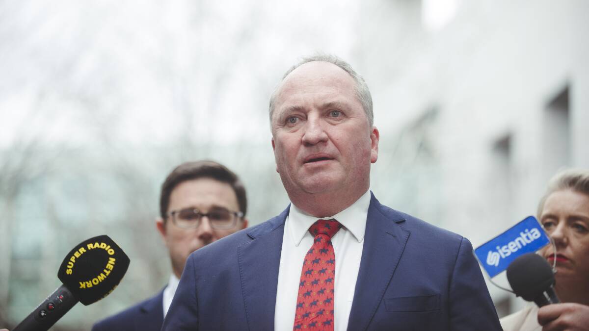 CLIMATE: Deputy Prime Minister and National Party leader Barnaby Joyce. Picture: Dion Georgopoulos
