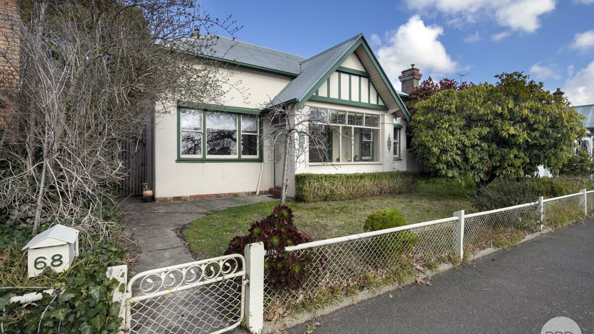 This three-bedroom house at 68 Victoria Street, Ballarat East is listed with PRD Nationwide Ballarat with a guide of $595,000 to $645,000. Photo: Supplied 