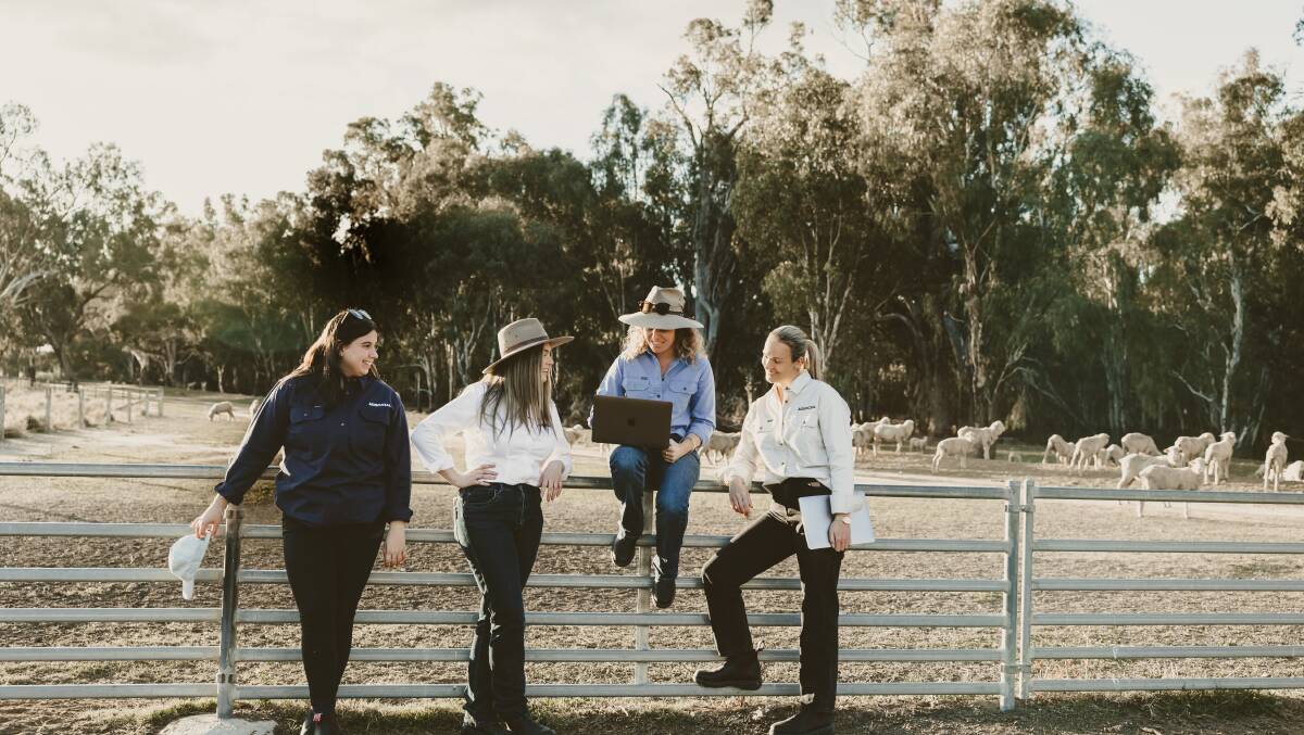 The AGSOCIAL team, from left, Izzie Rowley, Lavinia Wehr, Charleton Glenn and Charlotte Riminton. Picture by Mads Porter, supplied