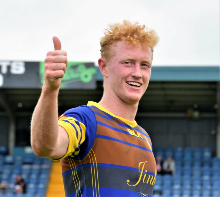 World stage: Lachlan Walmsley had a breakout year in the Betfred Championship with Whitehaven in 2021, culminating in selection for the Scotland rugby league side. Photo: Ben Challis