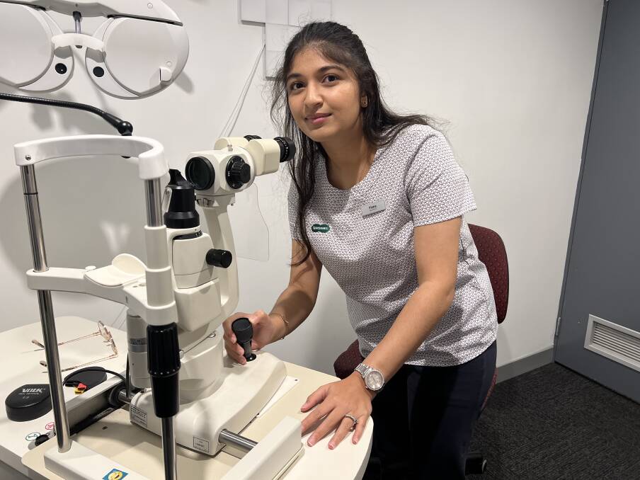 CHECK UP: Specsavers optometrist Fiona Huq is urging locals to stay on top of their routine eye checks. Photo: Tess Kelly 