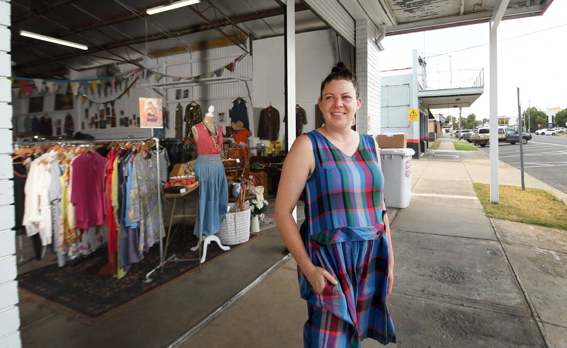 Talking Threads operator Emily Honess said she hopes people are inspired to be more creative with their fashion. Picture by Gareth Gardner
