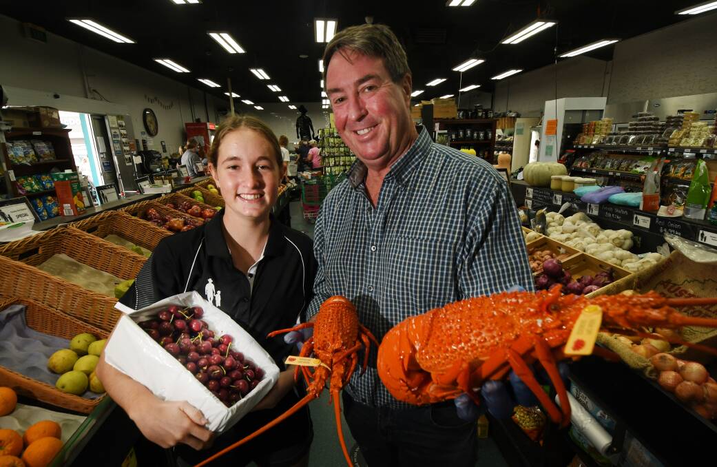 FESTIVE RUSH: Natasha and Brendon North from Paradise Farm Markets are gearing up for busy few days as in the lead up to Christmas. Photo: Gareth Gardner
