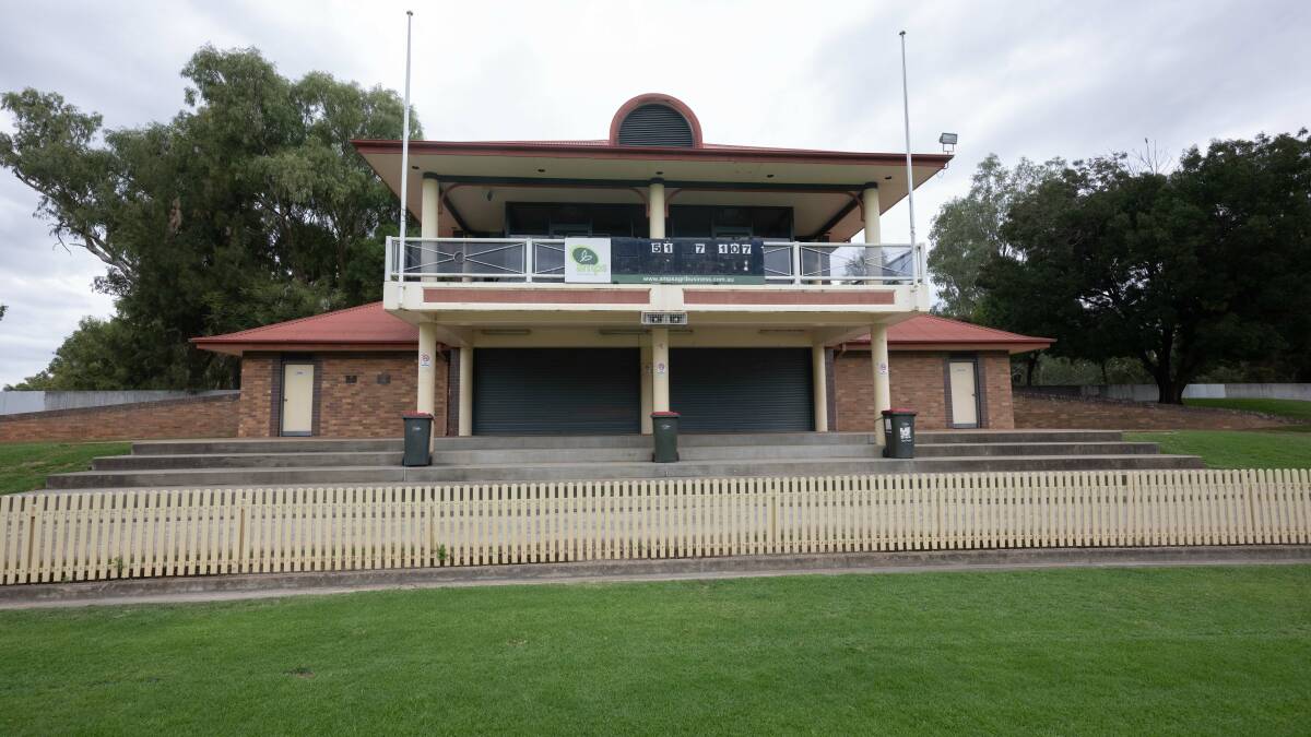 The current pavilion is utilised by AFL and cricket clubs. Picture by Peter Hardin