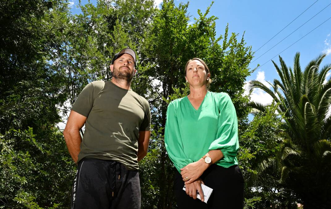 Ben Wynn and Rachel Tongue are helping to lead the fight against a proposed solar farm in Loomberah. Picture by Gareth Gardner
