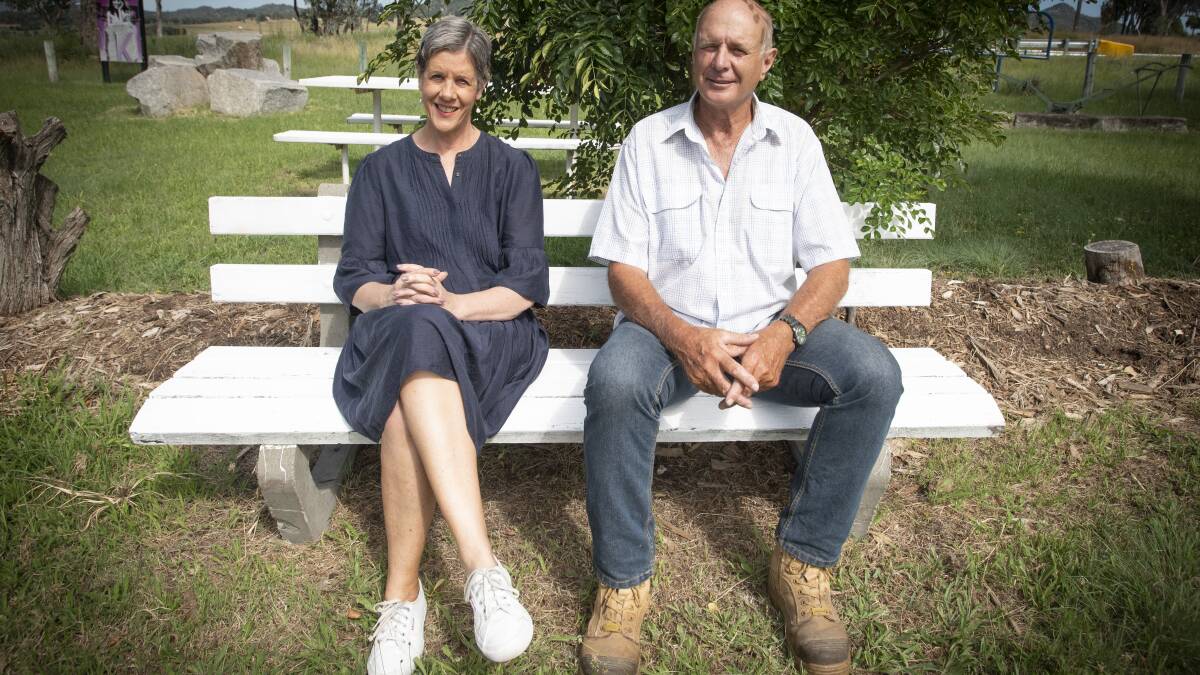 The Kootingal Lions Club and clients from Sunnyfield Disability Services have teamed up on a mission to restore every park bench in town.