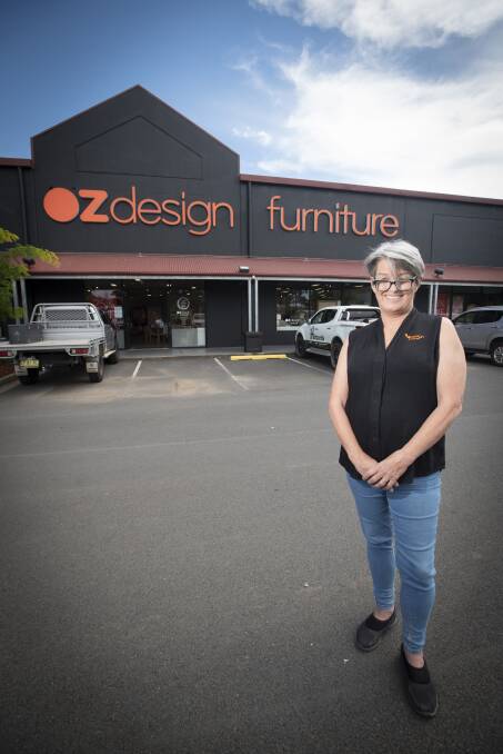 OPEN: Tamworth's new Ozdesign store managed by Kathy Charara. Photo: Peter Hardin