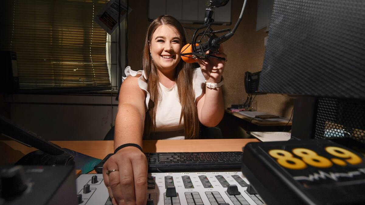 ON AIR: 88.9 FM presenter Emma Bailey welcomes a regional funding boost and hopes more young people follow in her footsteps and get involved in radio. Photo: Gareth Gardner