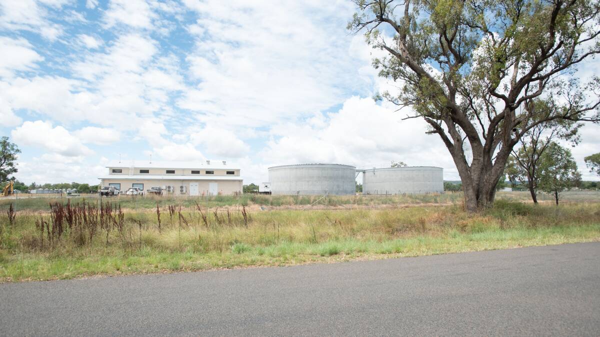 Gunnedah Shire Council's $8 million Water Treatment Facility on Kelvin Road. Picture by Peter Hardin
