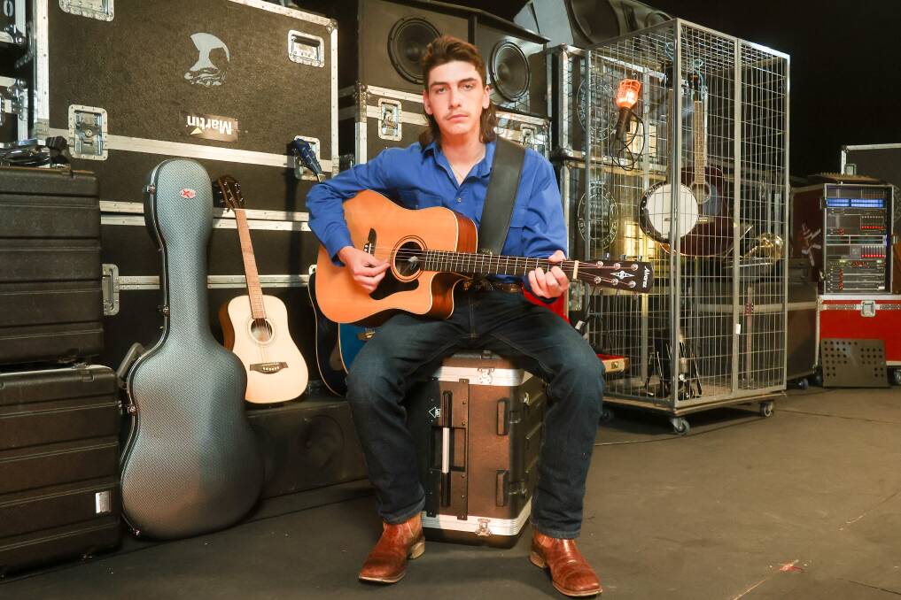 TALENT: Oxley High School student Lane Pittman made it through the blind auditions of 'The Voice'. Photo: Supplied