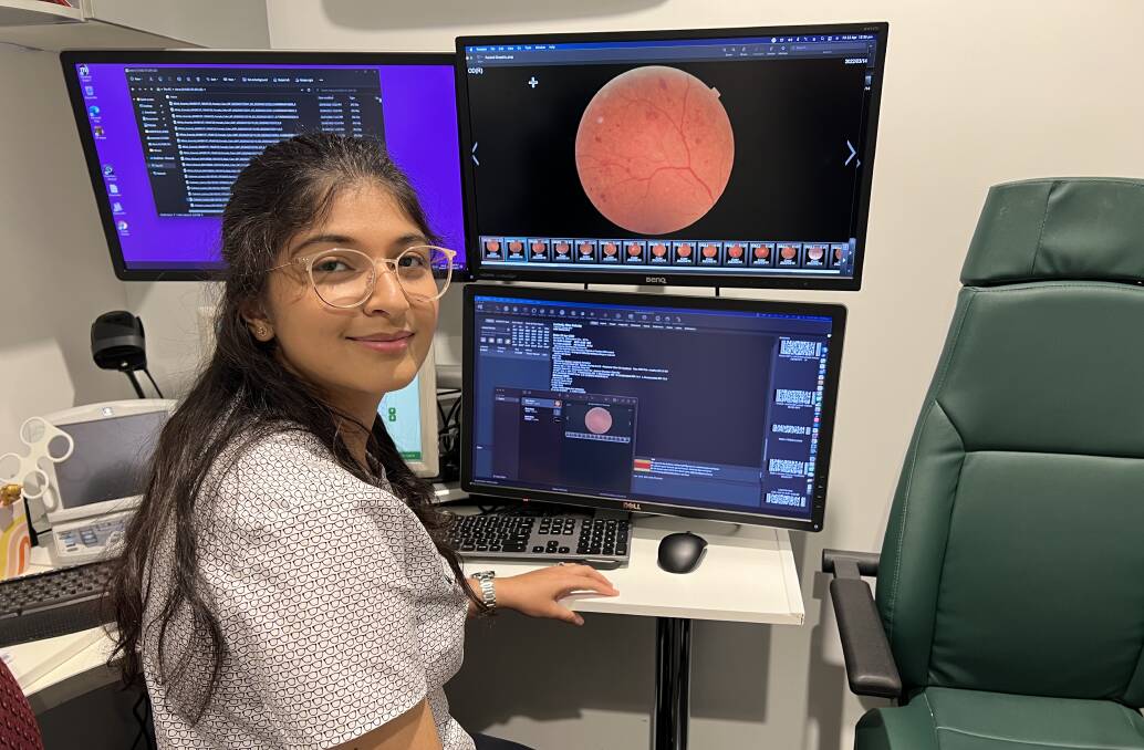 URGENT: Specsavers optometrist Fiona Huq said diabetic retinopathy is the leading cause of blindness in Australia. Photo: Tess Kelly 