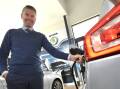 CHARGED UP: Woodleys Motors owner Mark Woodley said electric vehicles are becoming more popular in Tamworth. Photo: Gareth Gardner