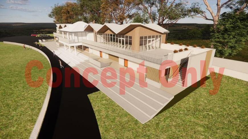 Council has already received funding from the state government to upgrade the bottom floor of the club house. Picture by TRC