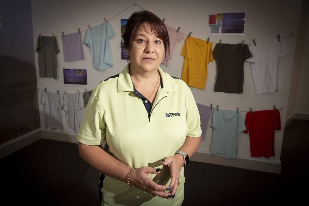 AWARENESS: TFSS homelessness and domestic violence manager Lynda Townsend. Photo: Peter Hardin