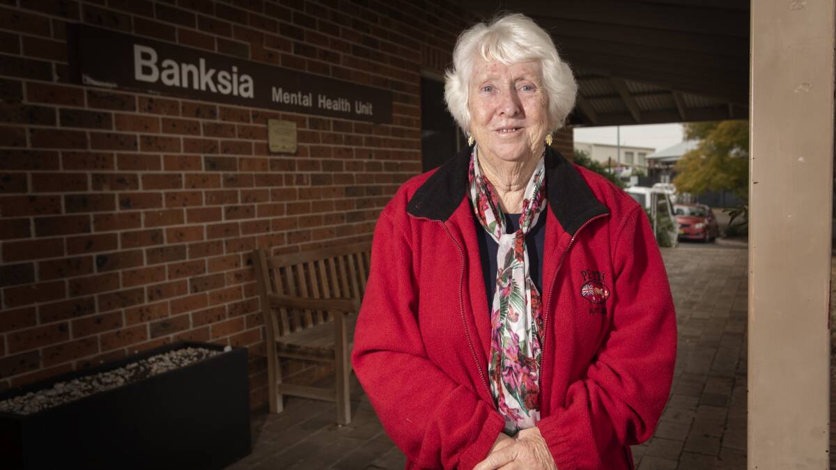 SPEAK UP: Di Wyatt id encouraging locals to have their say for the proposed Banksia Unit upgrade. Photo: Peter Hardin