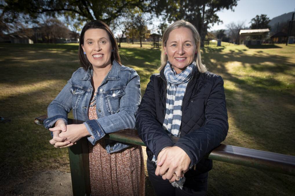 RESILIENCE: Kate Arndell and Melissa Bowman have received a grant to develop a digital drought awareness project. Photo: Peter Hardin
