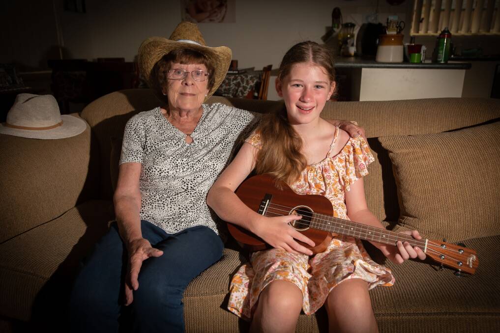 The grandmother and granddaughter share a love of music. Photos by Peter Hardin/ supplied