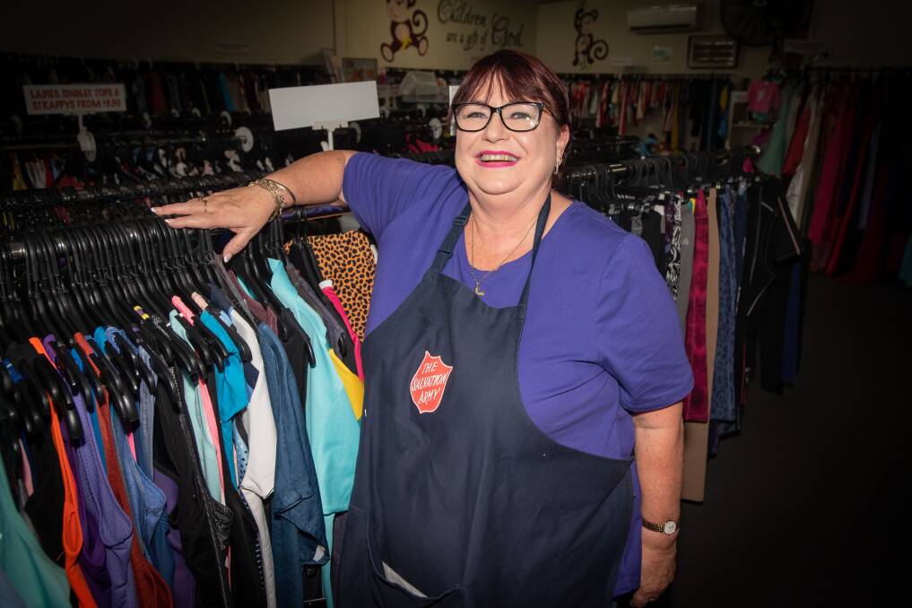 Salvos store manager Jenny Cross said Salvos removed its bins due to rubbish. Picture by Peter Hardin
