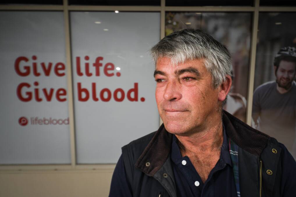 DONATE: Photographer Mat Dockerty can give blood for the first time in decades because restrictions have been lifted. Photo: Gareth Gardner