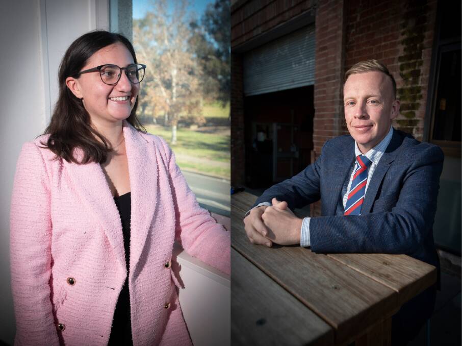 THRIVING: Professionals Karina Sultana and Michael Buckley moved out of capital cities. Photos: Peter Hardin