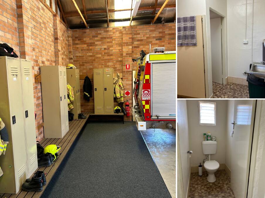 The Warialda Fire Station has one shower, making it difficult for firefighters to "shower within the hour" as a rule. 