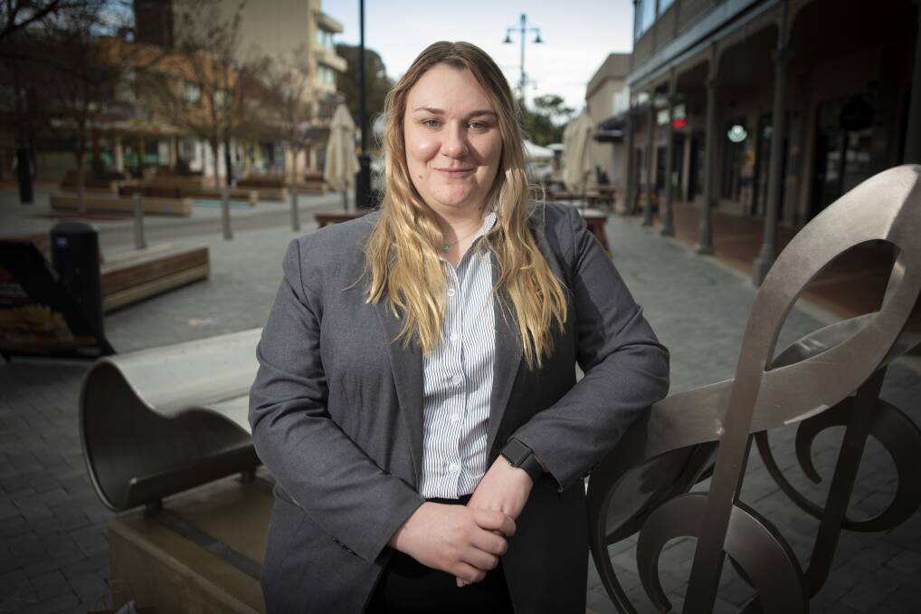 Tamworth Junior Business Chamber chair Shonia Poole said staff shortages is a pain point for hospitality. Photo: Peter Hardin