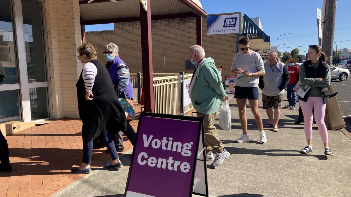 EARLY BIRD: 515 Peel Street Tamworth is one of seven pre-poll venues across the New England. Photo: Eva Baxter