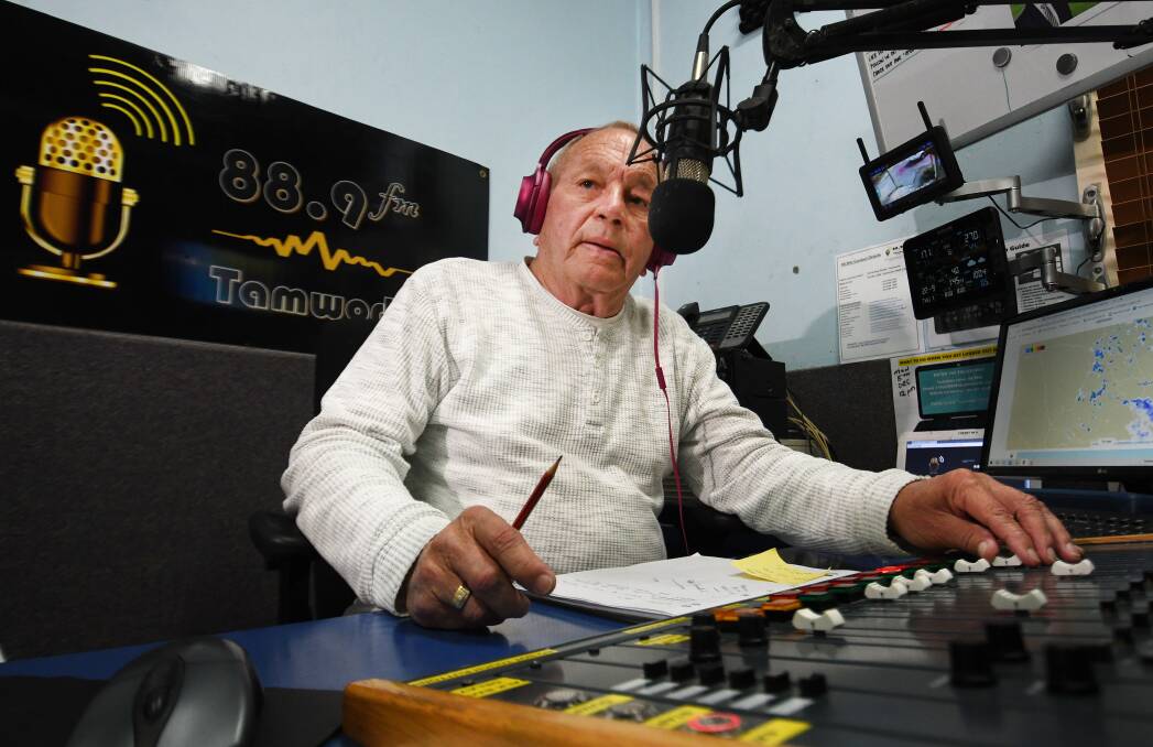 Johnny Mac will do his final program for 88.9fm on October 7. Picture by Gareth Gardner