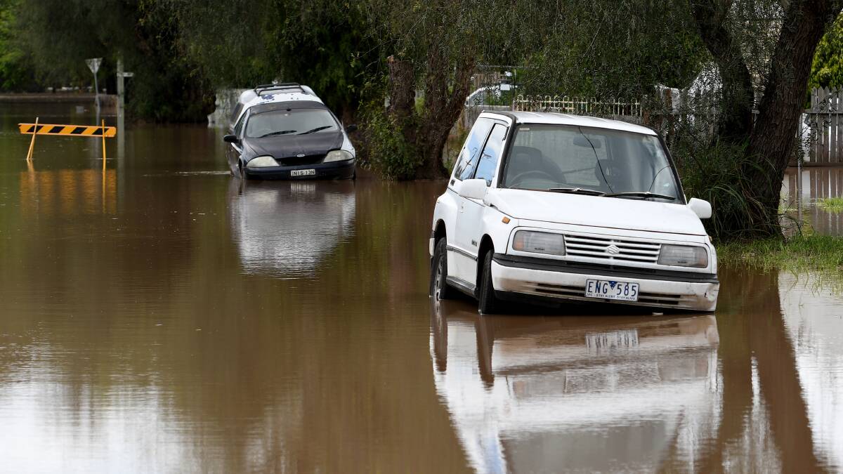North Gunnedah seems a ghost town with residents again abandoning homes to rising waters. Pictures by Gareth Gardner 
