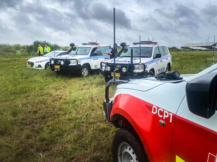 Emergency response vehicles took part in a training exercise at the Tamworth Regional Airport. Picture supplied, Tom Cooper