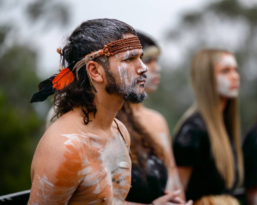 MULTI-TALENTED: Kayleb Waters-Sampson was involved with numerous events throughout NAIDOC Week and is also an artist. Photo: Mark Kriedemann