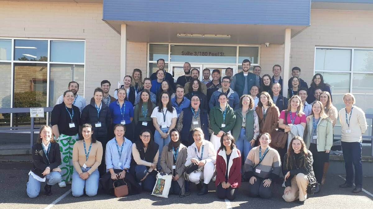 A total of 52 medical students from all across Australia had a tour of Tamworth hospital during the weekend of May 6 -7. Picture supplied