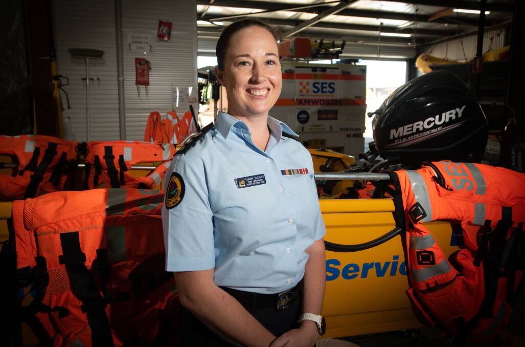 Chief Superintendent Tammy Sheply will be in charge of 40 SES personnel which will oversee thousands of volunteers across the New England region. Picture by Peter Hardin