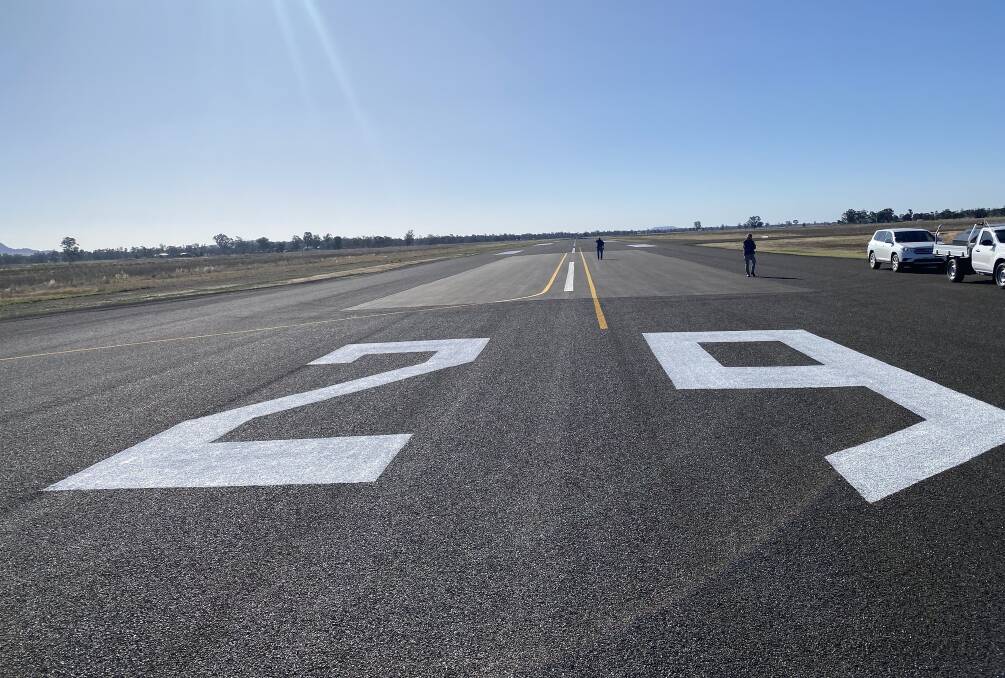 Air traffic was suspended for a day at Gunnedah Airport for the MG Motorkhana, one of the last events during Gunnedah's Weeks of Speed. Picture supplied by the Gunnedah Motoring Enthusiasts Car Club