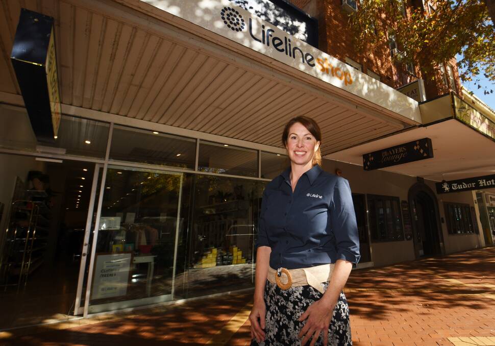 Lifeline Community Engagement Coordinator Kimberley Squires officially put out the call for Tamworth-based crisis support volunteers on Tuesday, May 23. Picture by Gareth Gardner