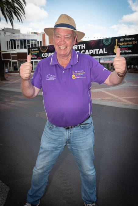 Mr Harley has been a driving force behind the Tamworth Country Music Festival since 2015 when he was appointed council's country music manager.
File picture by Peter Hardin