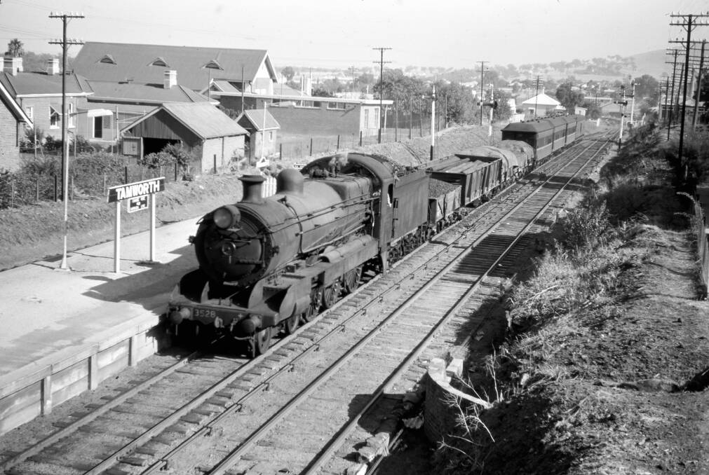 A 35 class locomotive, the same model as Nanny, sits at Tamworth Station. Picture supplied by Transport Heritage NSW