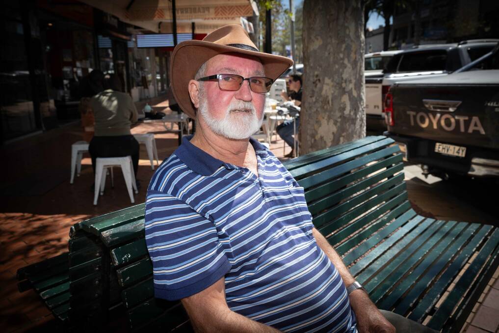 Local pensioner Graham Hoad told the Leader in September that rising cost of living pressures makes him wary about supporting a rate increase, even if it's to pay for services he supports. File picture by Peter Hardin