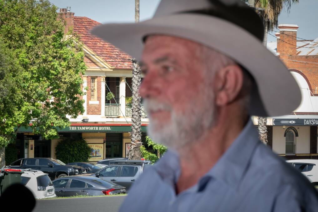 Owners of the Tamworth Hotel, pictured in the background, worry about what the new commercial/residential development will mean for their longstanding business. Picture by Peter Hardin