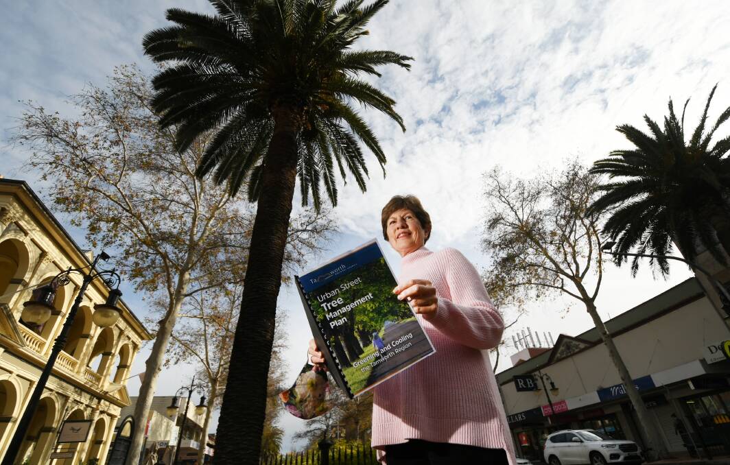 Tamworth Regional councillor Helen Tickle has championed the council's Urban Street Tree Management Plan since its development. File picture by Gareth Gardner