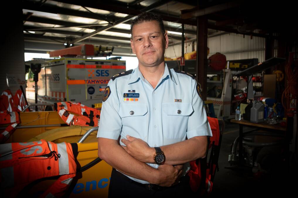 Deputy Commissioner Daniel Austin said the newly-formed North West SES zone will have more support personnel than the entire zone it was previously part of, an area that reached from Tenterfield all the way to Wentworth near the South West border. Picture by Peter Hardin