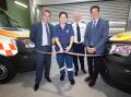 NSW Regional Health Minister Ryan Park officially opened Tamworths new ambulance station on March 26, 2024. Picture by Peter Hardin