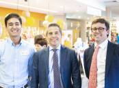 Dr Luke Anderson, NSW Minister for Health Ryan Park, and Dr Blake Knapman. Picture supplied