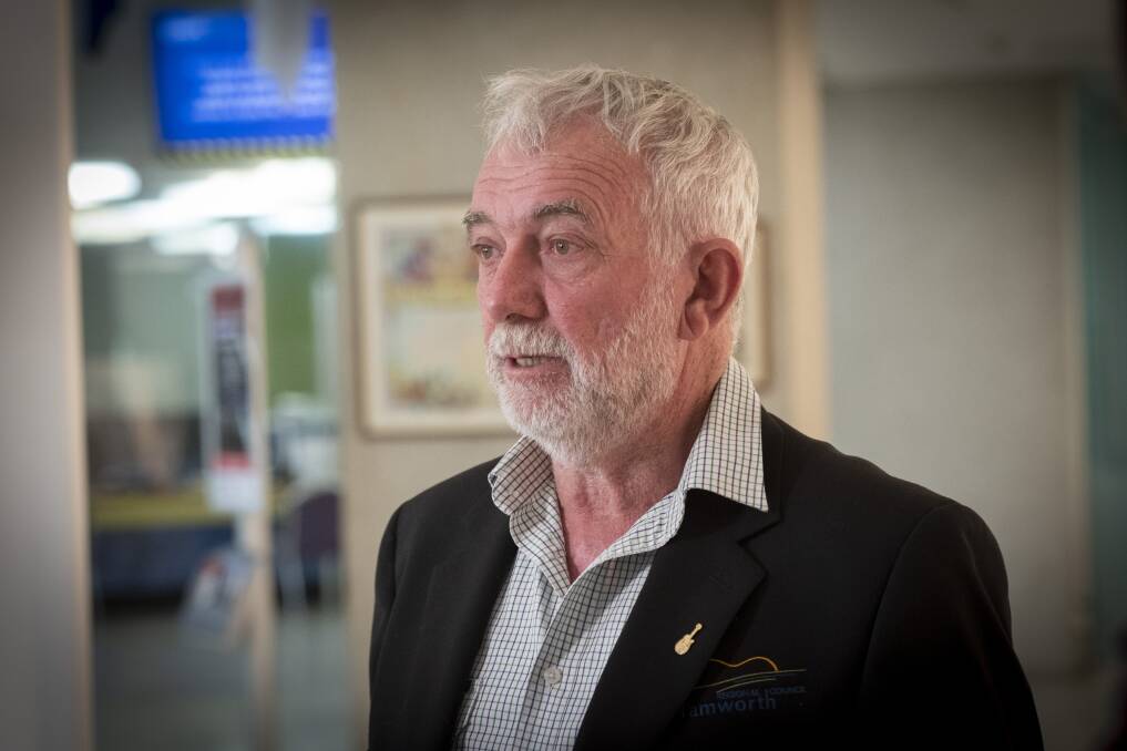 Tamworth Regional Council mayor Russell Webb says council must "bite the bullet" and push for a rate rise despite the community's objections. File picture by Peter Hardin