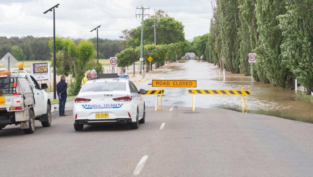 Calala Lane is regularly cut off by flood waters. File picture by Peter Hardin