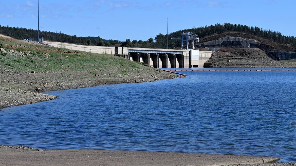 Keepit Dam was build in the 1960s for irrigation and critical water supply to communities. Picture by Gareth Gardner