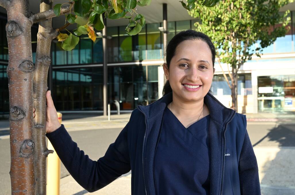From the moment Clinical Nurse Specialist Anu Gautam stepped into Tamworth Hospital, she knew it would be home. Picture by Gareth Gardner