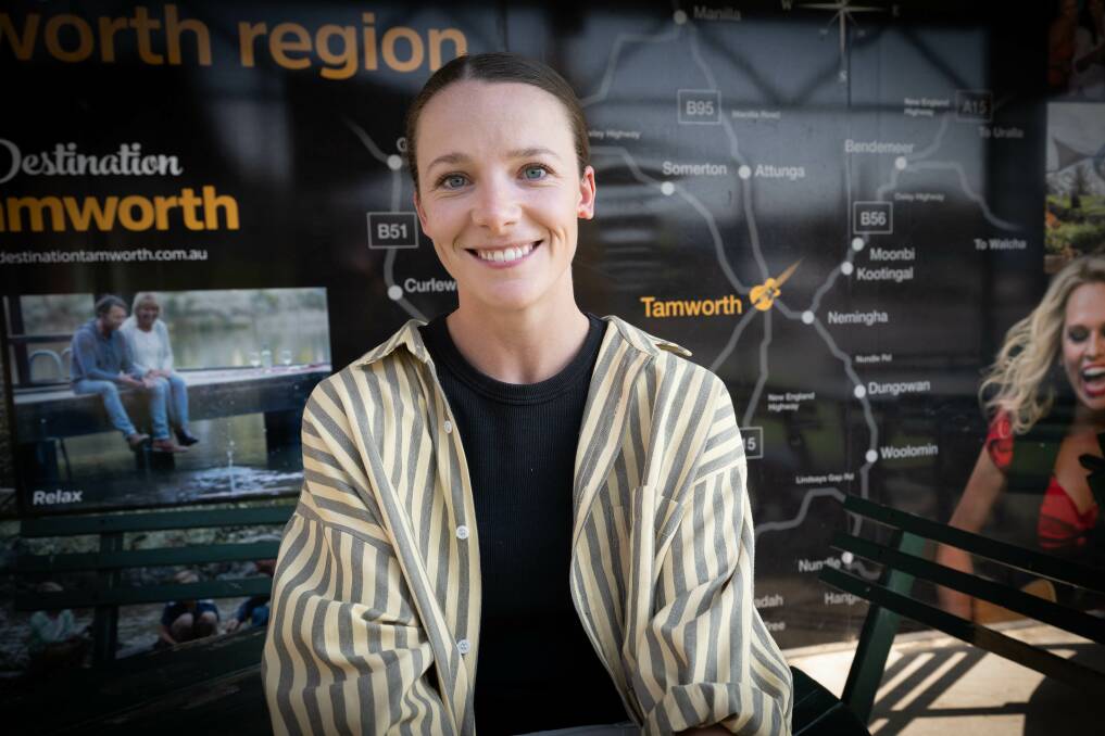 The Plains Inc. Publicity Officer Neive Roebuck at the Tamworth Visitors Centre. Picture by Peter Hardin. 