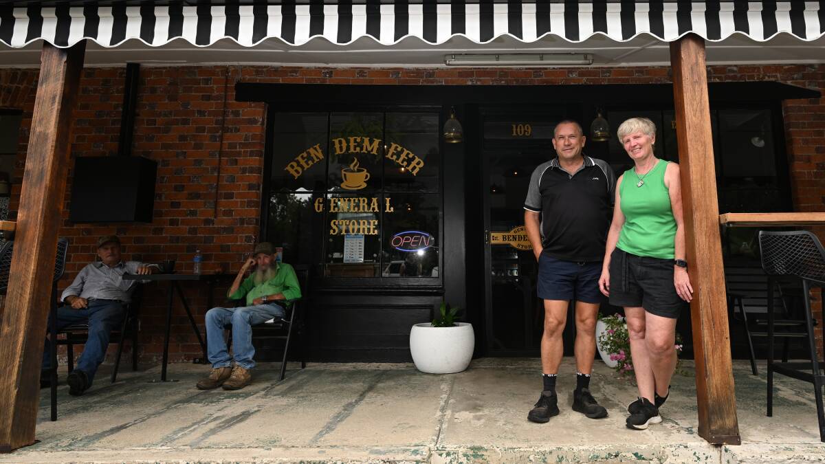 The Bendemeer general store has been a well-known local established since 1872, and at the buildings darkest hour, local couple Nigel and Denise Skewes saved it. Picture by Gareth Gardner
