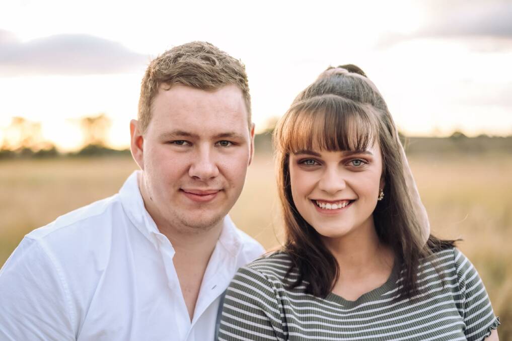 Tamworth couple Shaun Kerr and Caitlin Belshaw are set to elope in December this year. Picture supplied.